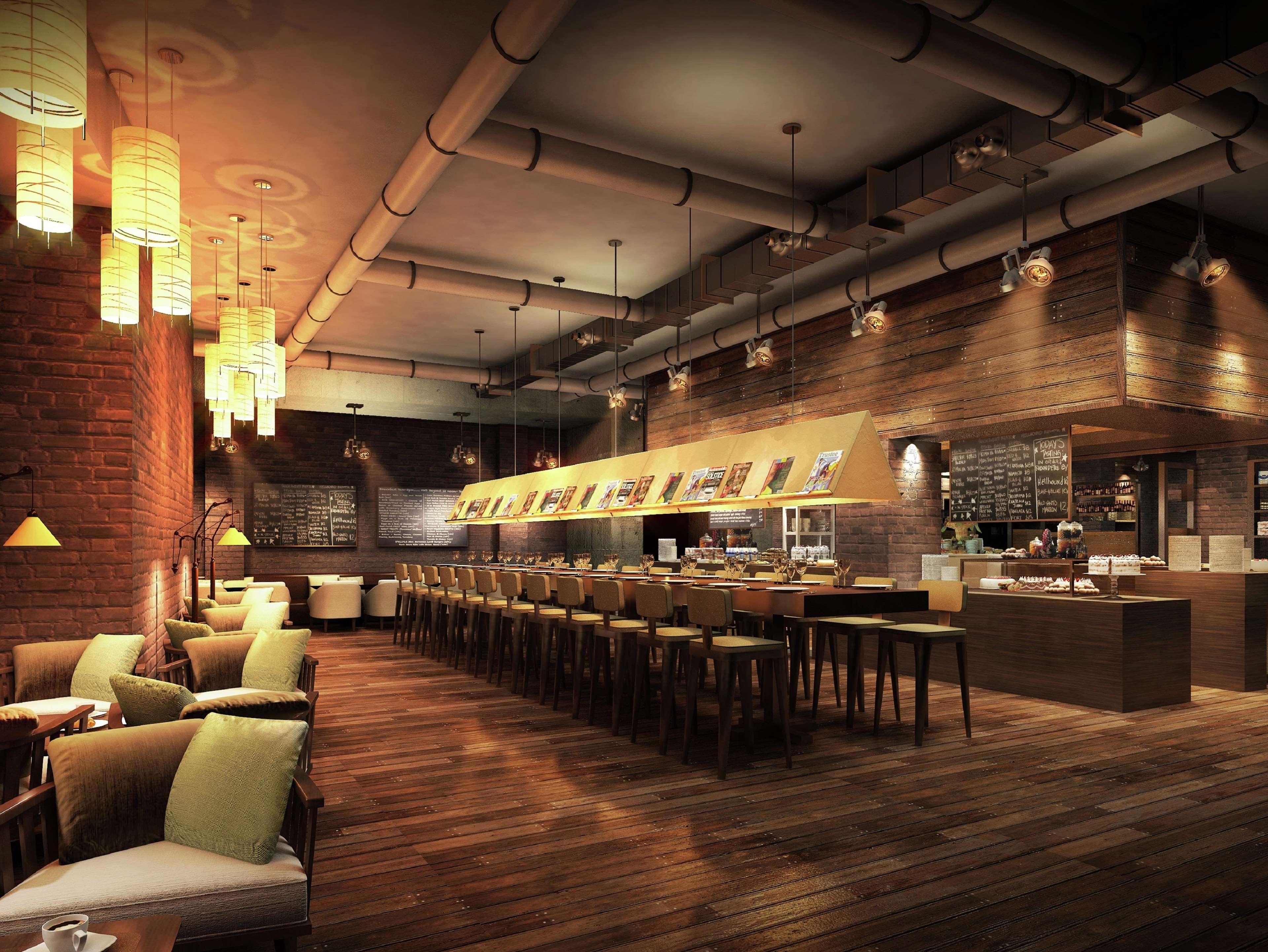 ホテル ダブルツリー バイ ヒルトン ドーハ アル サッド エクステリア 写真 Interior of the restaurant
